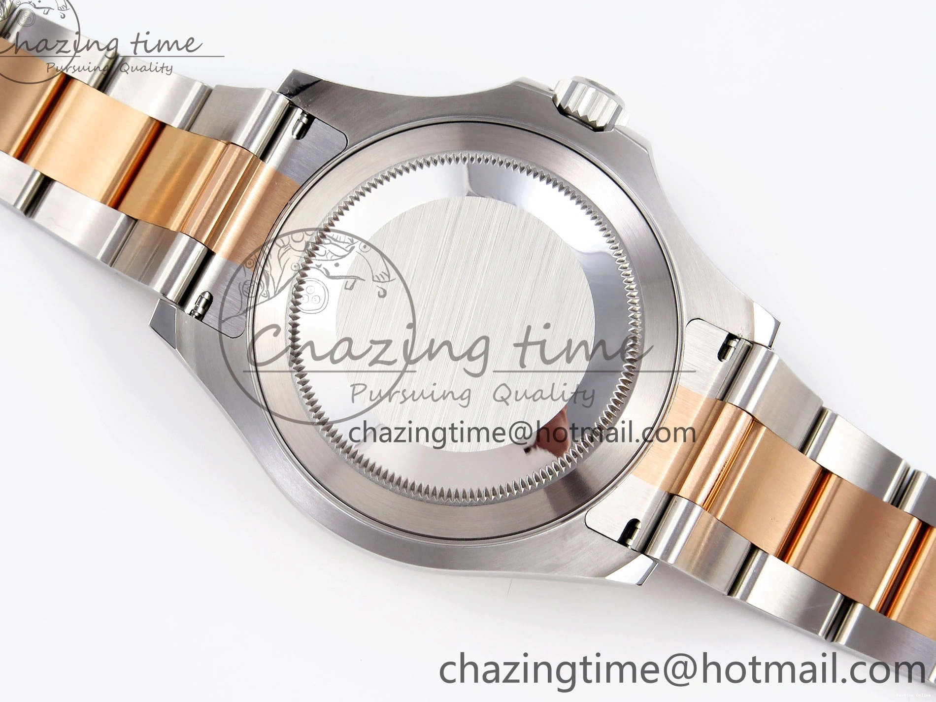 0413 UrbanChic Yacht-Master 126621 SS RG 904L Steel VSF 1:1 Best Edition Black Dial on SS RG Bracelet VS 1860